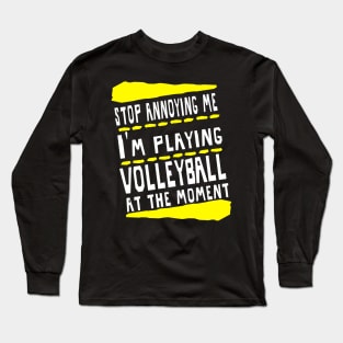 Volleyball Excavators British Boys Team Men Long Sleeve T-Shirt